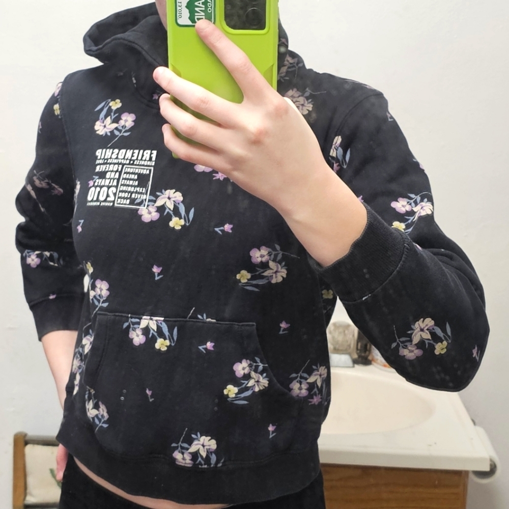 Floral Hoodie